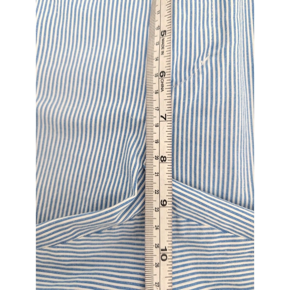 LRL Ralph Lauren‎ Active Blue White Stripe Bermuda Shorts Classic Preppy Golf 4 - Picture 7 of 12